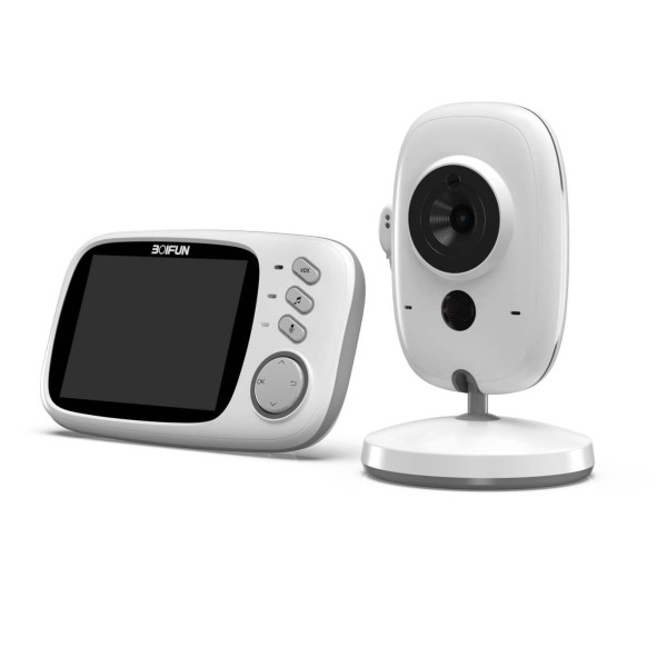 BABY MONITOR TELECAMERA WIRELESS CON SCHERMO DA 3,5” CON MICROFONO NOTTURNA