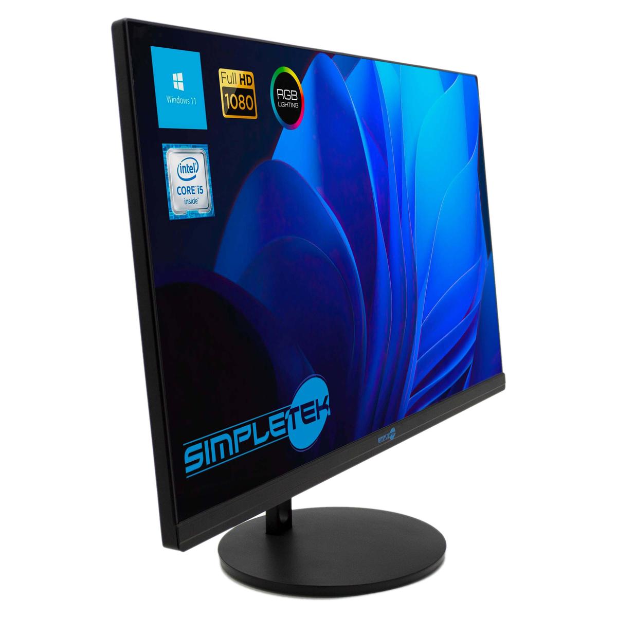 Ordinateur Personnel Aio i5 24 " FHD Windows 11 Pro 16GB 240GB RGB Recharge Sans - Photo 2/11