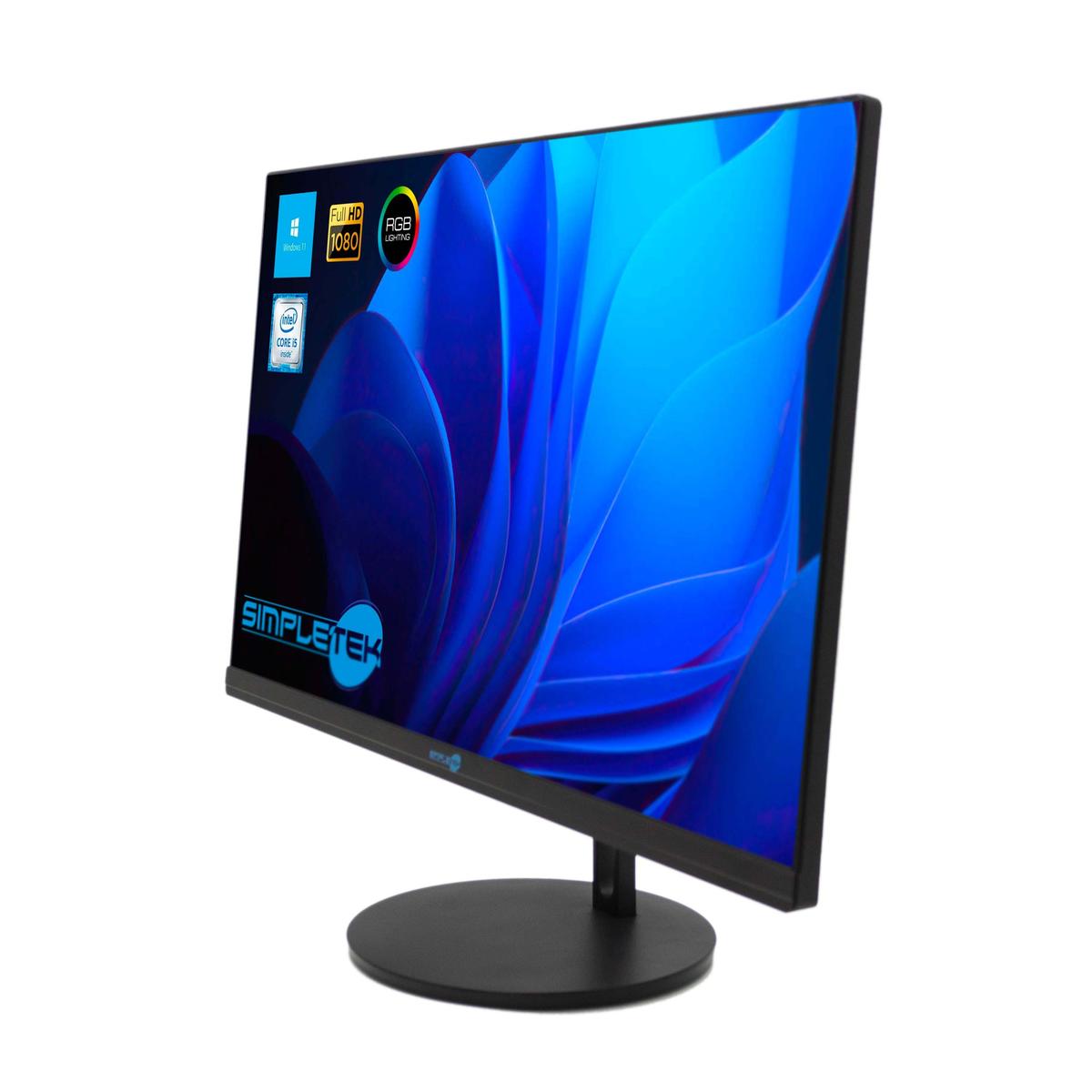 Ordinateur Personnel Aio i5 24 " FHD Windows 11 Pro 16GB 240GB RGB Recharge Sans - Photo 3/11