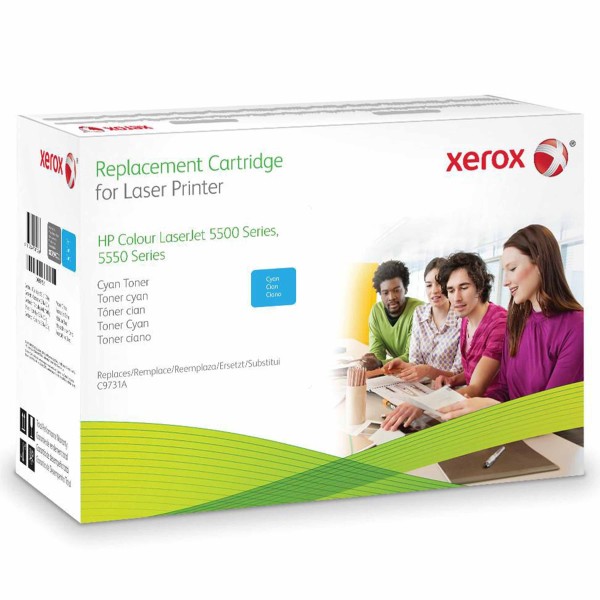 XEROX 003R99722 TONER CIANO COMPATIBILE CON HP C9731A 645A 5500 5550 12000PGS