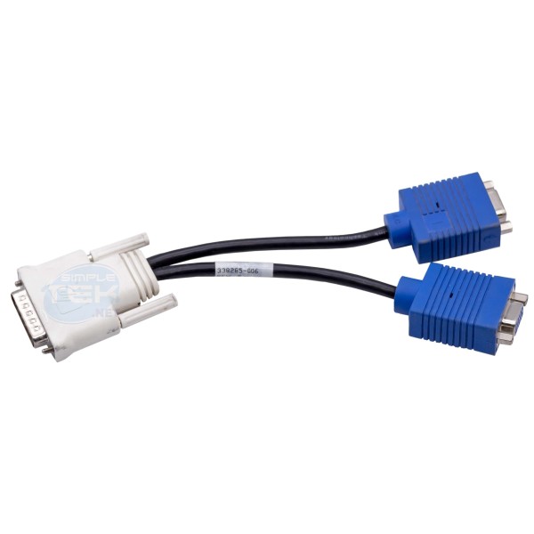 ADATTATORE SPLITTER DMS-59 A DOPPIO VGA CAVO VIDEO MONITOR SDOPPIATORE DMS59