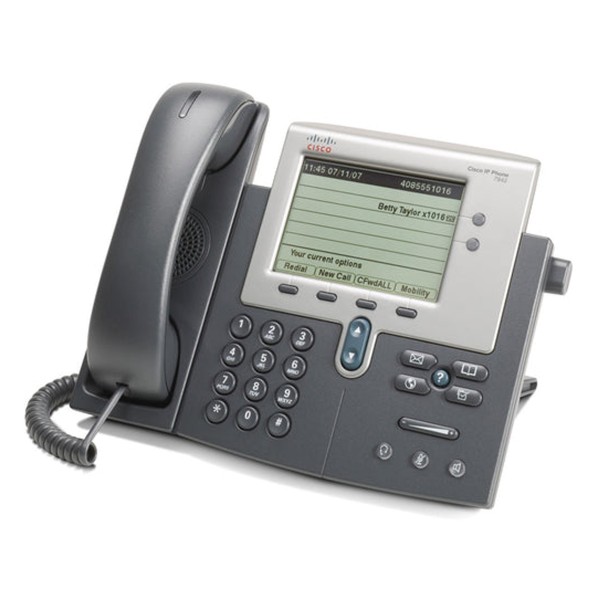 CISCO IP PHONE TELEFONO POE 7942 7942G AZIENDALE UFFICIO A CORNETTA VOIP