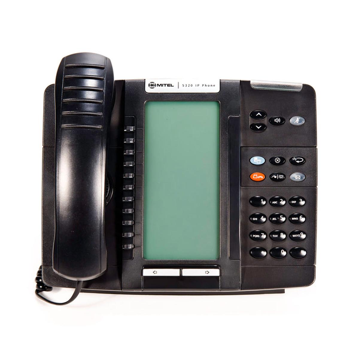 Mitel 5320 IP Phone Téléphone Poe Entreprise Bureau A Cornet Voip LCD Ecran