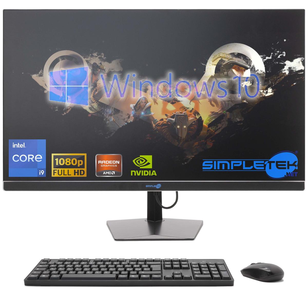 Aio All IN One 27 " i9 10TH WIN10 64GB 4TB PC Desktop Computer Workstation PC