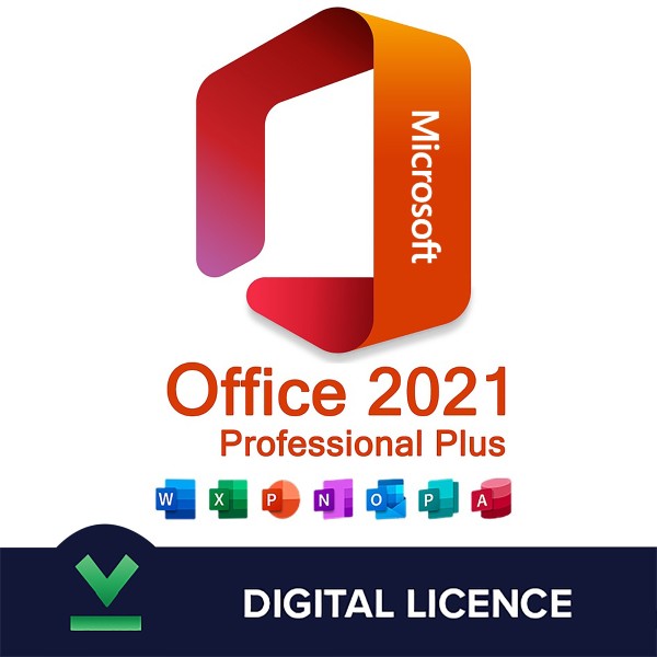 LICENZA SOFTWARE MICROSOFT OFFICE PROFESSIONAL PLUS 2021 ESD 32/64 BIT