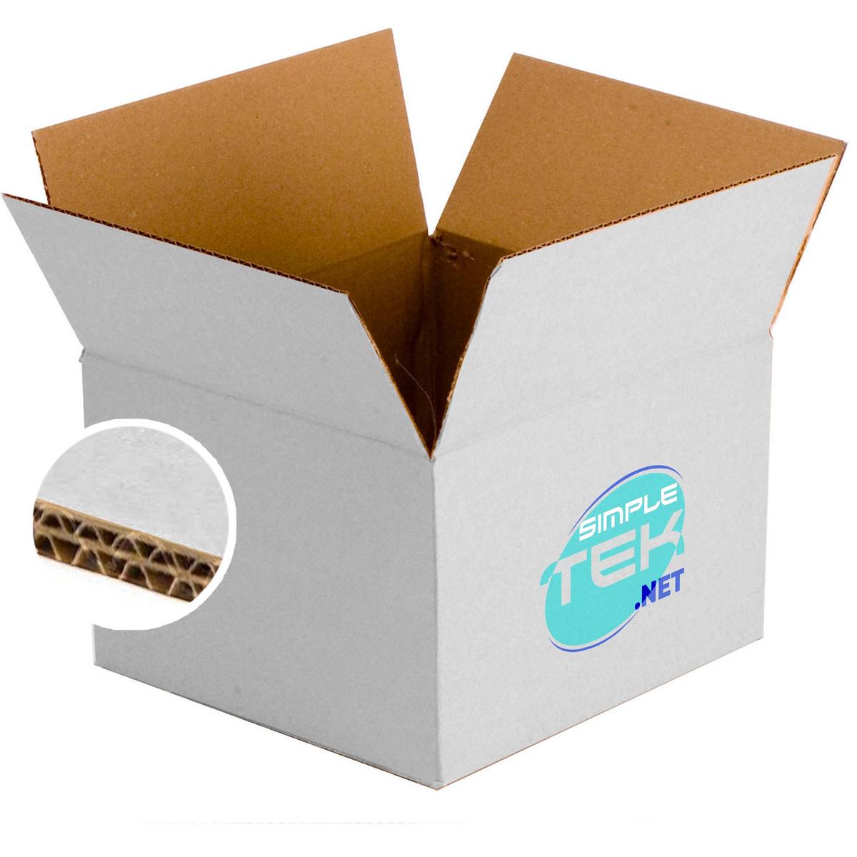 Box Carton White Reinforced A Double Wave 535 X 490 X 400 MM _