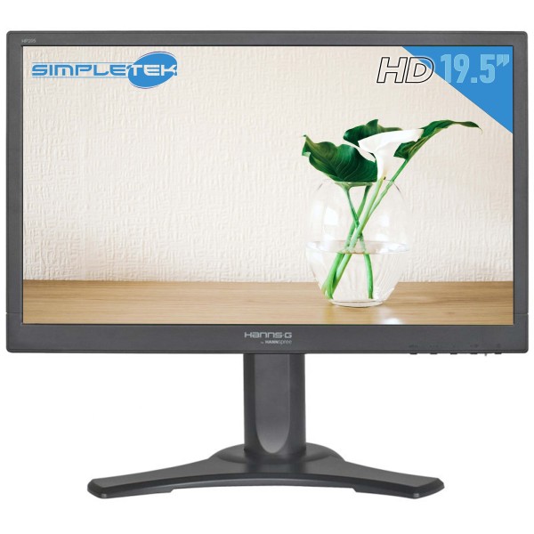 HANNSG HP205DJB MONITOR 20" DVI VGA SCHERMO PANNELLO DISPLAY LCD CASSA POD DVR