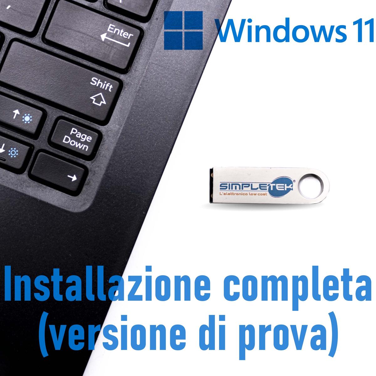 Clé USB 64GB Installation Windows 11 Home / Pro Démarreur Système Sans Li
