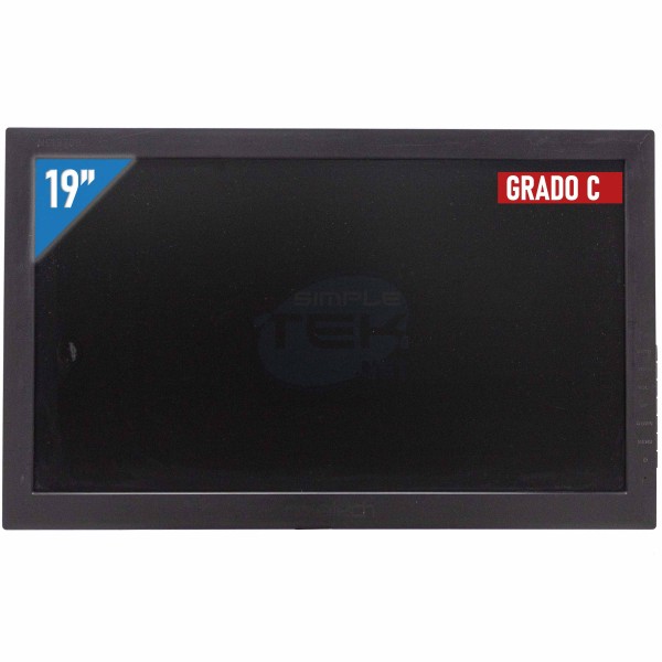 MONITOR LCD SCHERMO NOVATECH NE1920B 18.5" 16:9 DVR VESA ALIMENTATORE ESTERNO