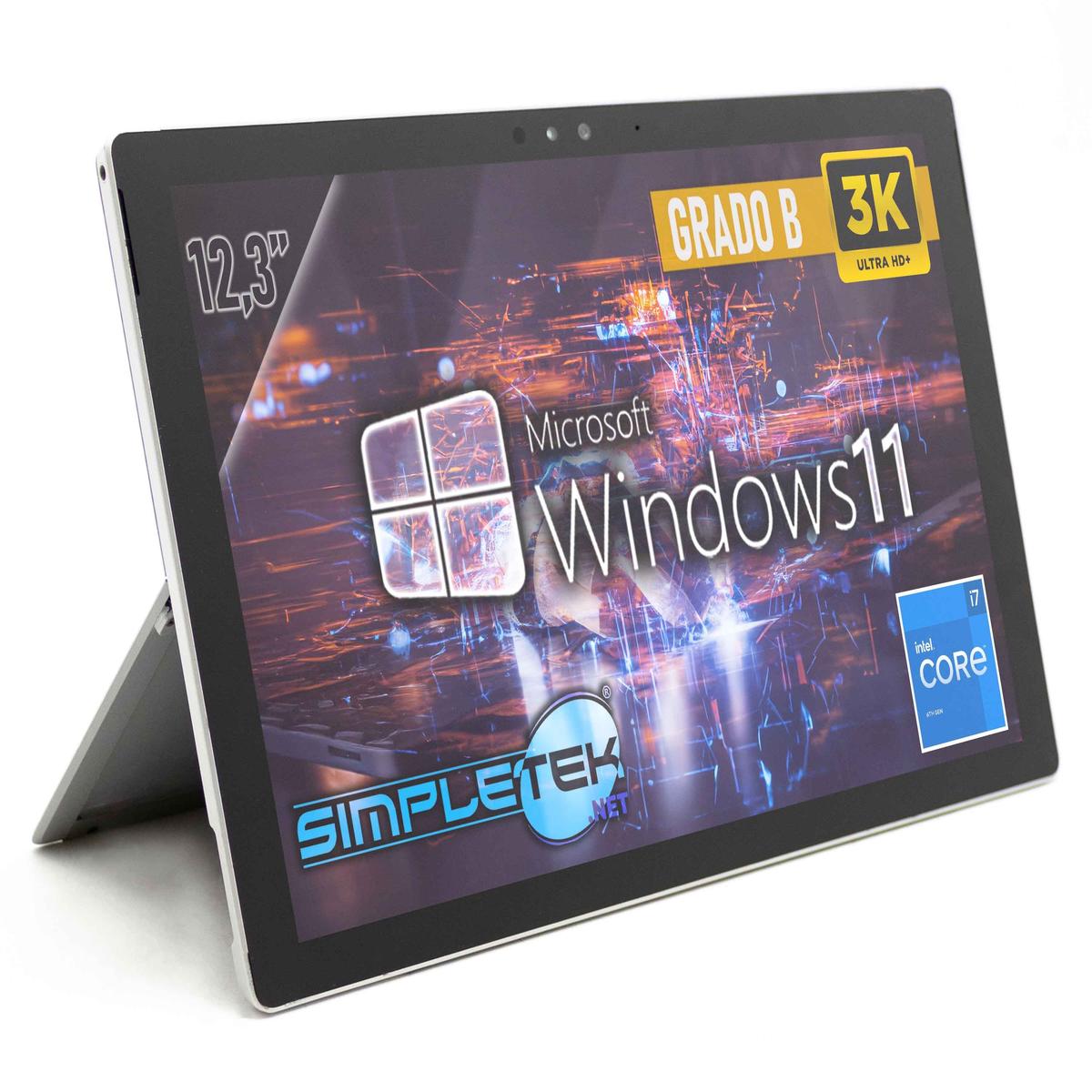 MICROSOFT SURFACE PRO 4 I7 16GB SSD 256GB WINDOWS 11 ÉCRAN TACTILE