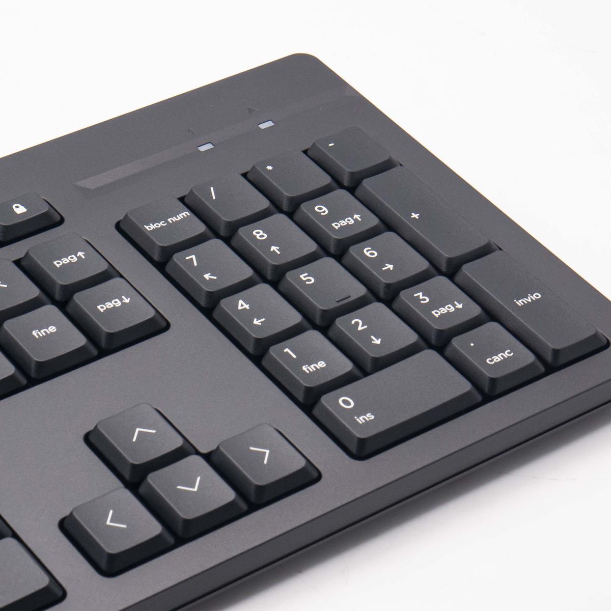 HP 125 266C9AA Keyboard USB Wired Layout Italian It Plug and Play Computer - Picture 4 of 4
