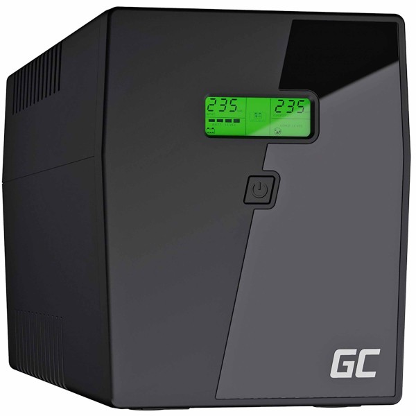 UPS GREEN CELL 2000VA 1200W LCD GRUPPO CONTINUITA' PROTEZIONE COMPUTER FULMINE