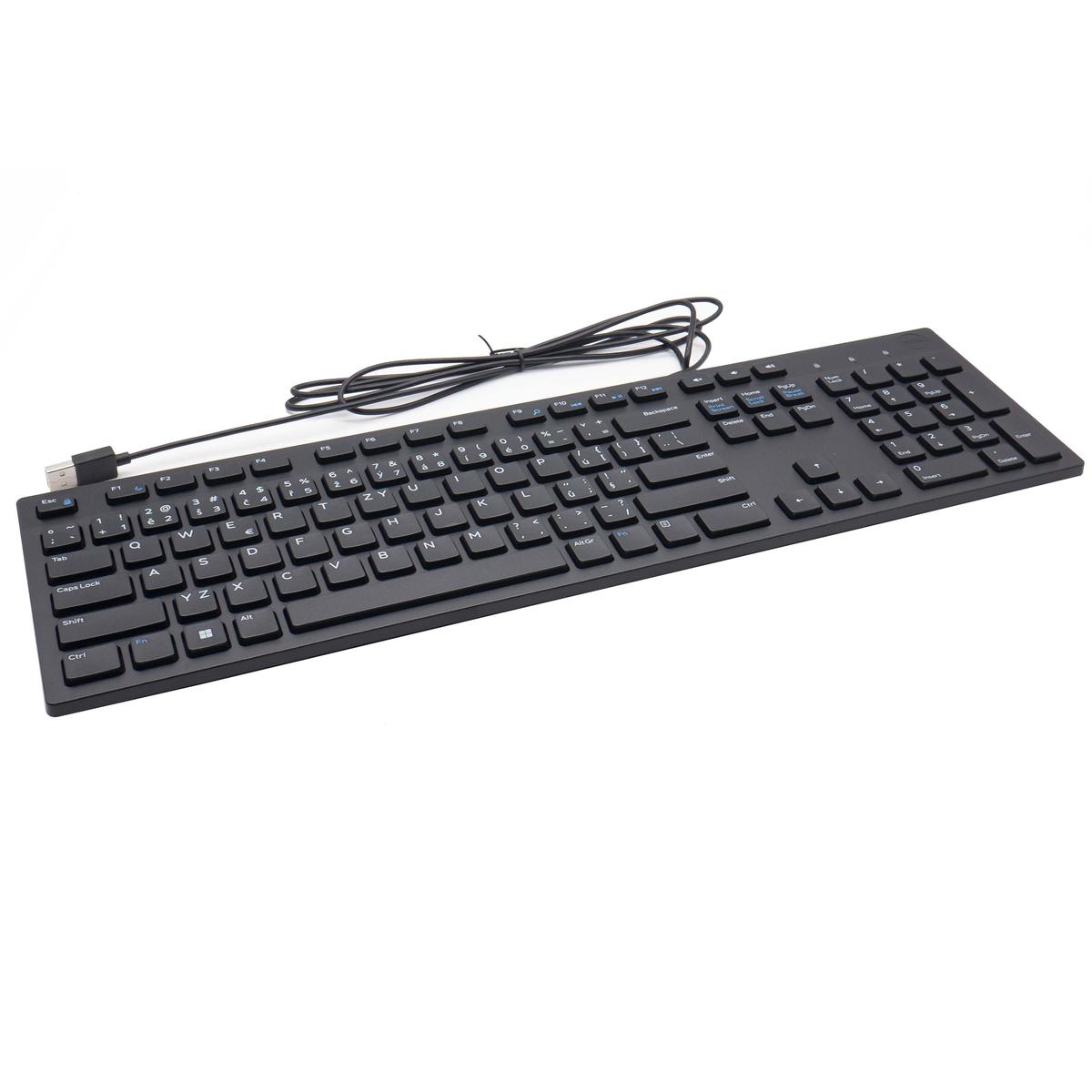 Dell KB216 Keyboard USB With Cable Layout Qwertz Czech Cze Wired PC Computer - Picture 3 of 3