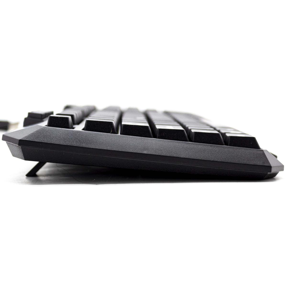 Teclado Usb Multimedia Con Cable Diseño Italiano Ergonómico Impermeable - Imagen 4 de 5