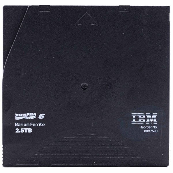 IBM 00V7590 CARTUCCIA DATI DATA CARTRIDGE 2,5TB / 6,25TB LTO ULTRIUM 6 BARIUM