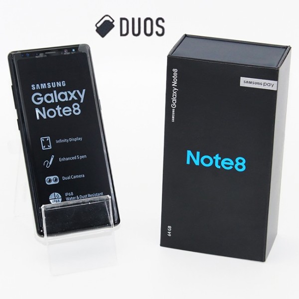 SMARTPHONE SAMSUNG GALAXY NOTE 8 DUOS MIDNIGHT BLACK 64GB + 6GB 6,3" DUAL SIM