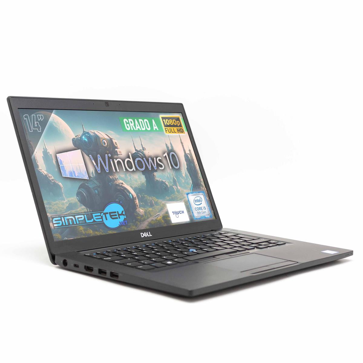 Dell 7490 14 " i5 8th Layout Ita Ordinateur Portable 4GB 240GB Windows 10 Pro PC - Photo 2/8