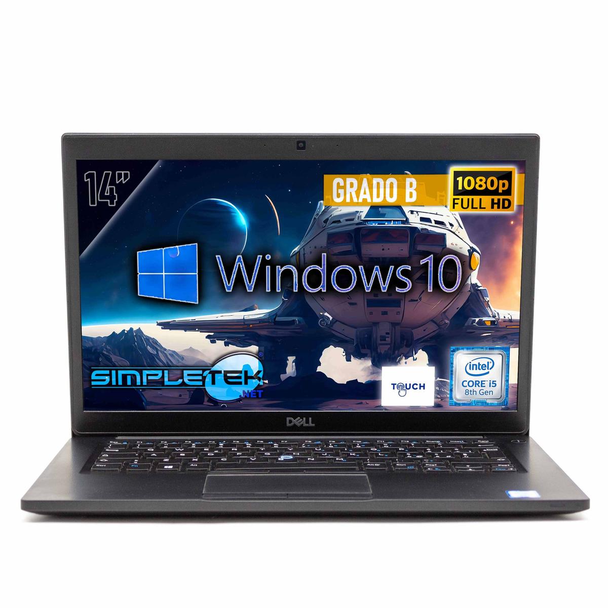 Dell 7490 14 " i5 8th Windows 10 Pro 16GB 960GB Ordinateur Portable PC Layout