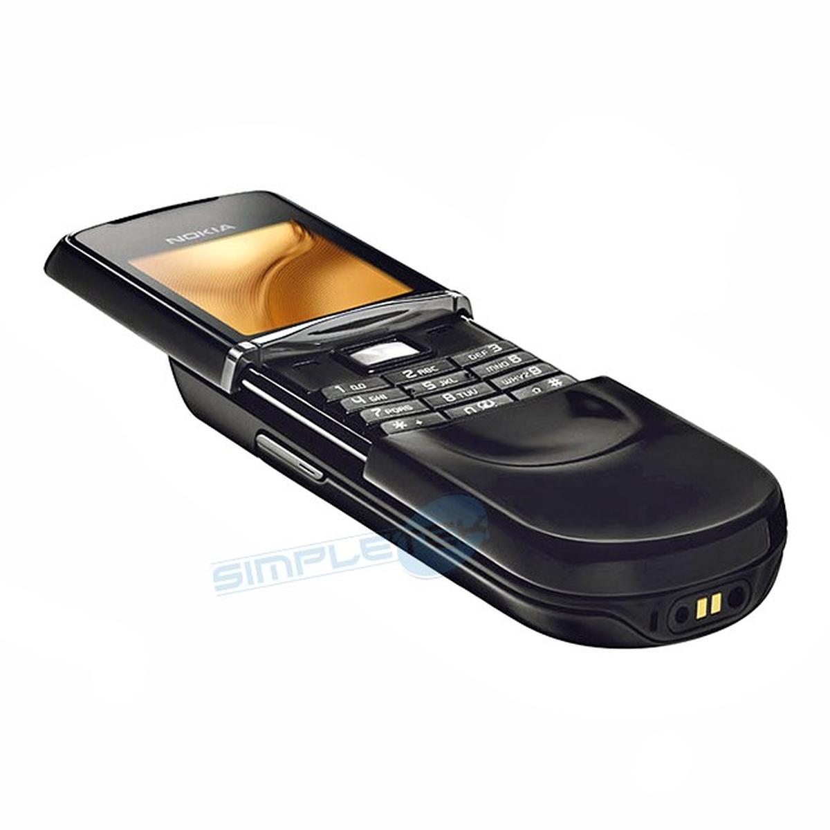 Nokia 8800 Sirocco Black Slide GSM Luxury Phone - Picture 3 of 4