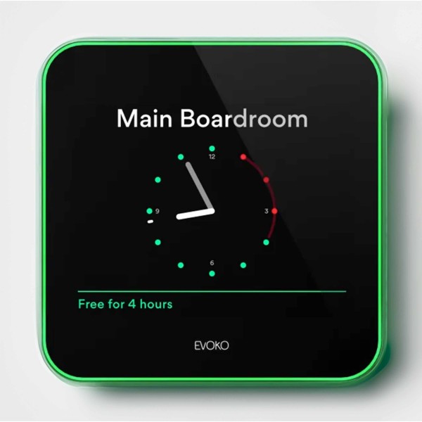 EVOKO LISO 8” ROOM MANAGER ERM2001 WIFI TOUCH WORKPLACE BOOKING DISPLAY LCD