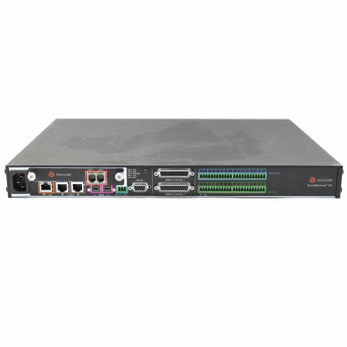 Polycom Poly Vc Soundstructure C8 8 Kanal Aec Noise Canceller Audio- Konferenz_ - Bild 2 von 4