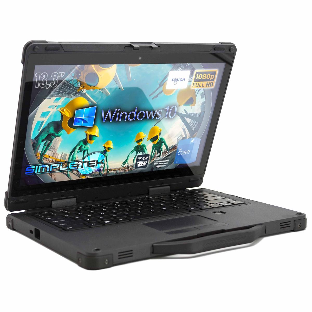 Rugged Laptop Notebook I5 11Th Gen 13" Touch Screen 16Gb Ram Ssd 240Gb