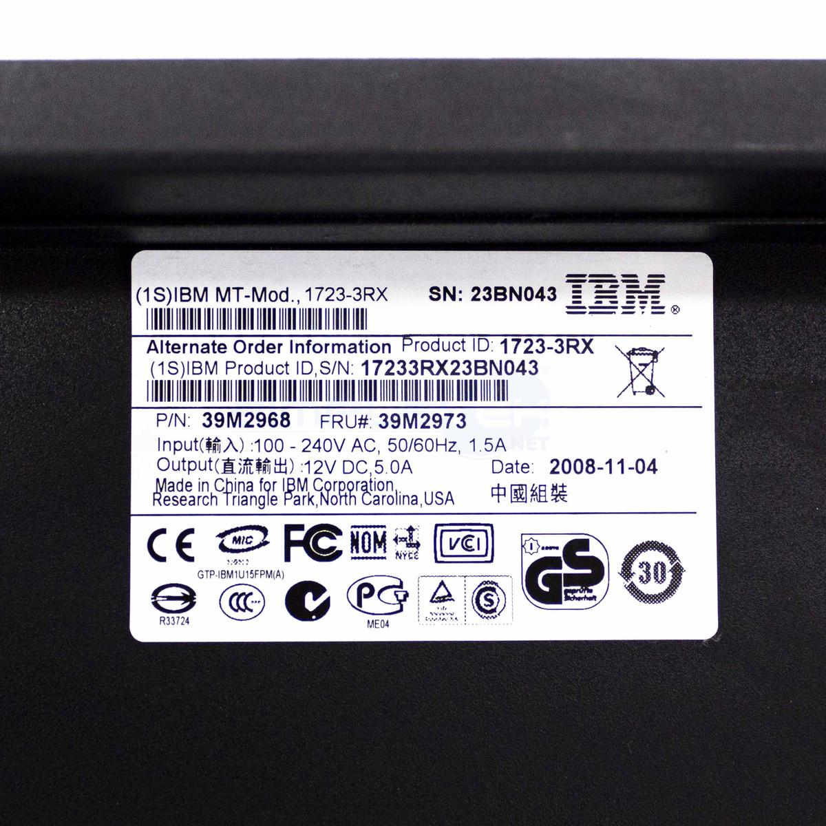 Support Pour Console Rack IBM 1723-3RX 39M2968 39M2973 1U Clavier + Écran - Picture 7 of 7