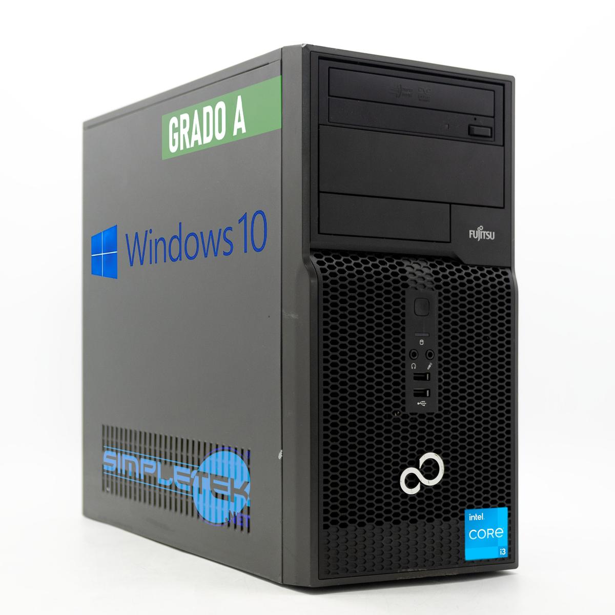 FUJITSU Esprimo P400 Core i3 Windows 10 Pro 16GB 960GB 1GB Gpu GT710 VGA Dvi-D - Picture 1 of 4