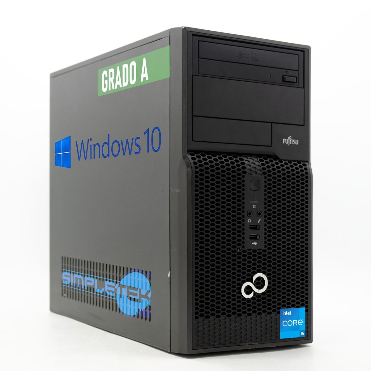 FUJITSU Esprimo P400 Core i5 Windows 10 Pro 16GB 2TB 2GB Gpu GT710 PC DVI,VGA