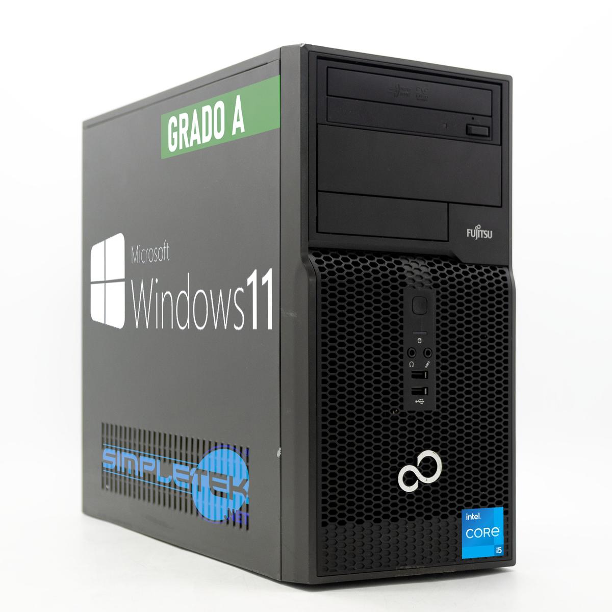 FUJITSU Esprimo P400 Core I5 Windows 11 Pro 8gb 240gb Computer PC Aufbereitet - Bild 1 von 4