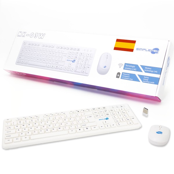 KIT MOUSE E TASTIERA WIRELESS QWERTY ES