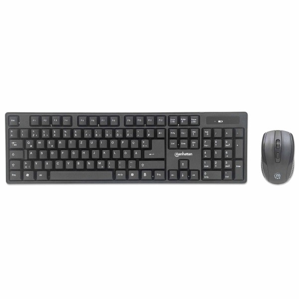 MANHATTAN KIT MOUSE E TASTIERA WIRELESS LAYOUT TEDESCO DE QWERTZ GERMAN