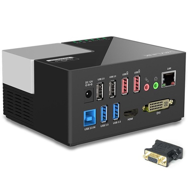 DOCKING STATION WAVLINK USB 3.0 A DVI HDMI RJ45 PER DOPPIO DISPLAY UNIVERSALE