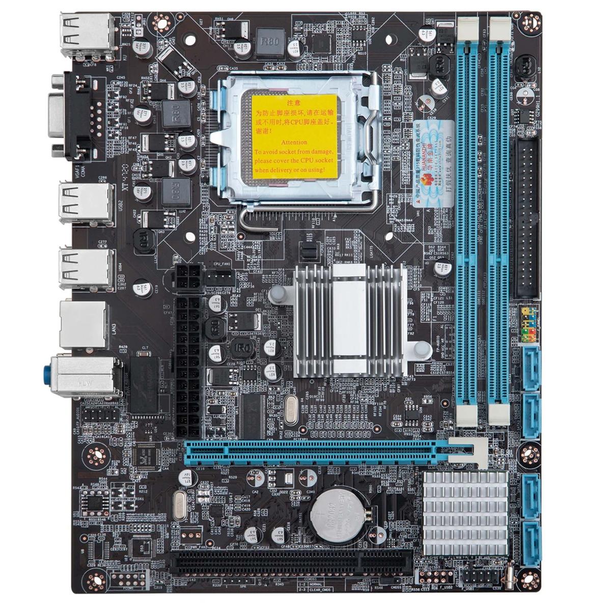 Placa Base G41 LGA 775 771 Micro-ATX 2 X DDR3 Máx 8GB PCI Core 2 Duo Celeron - Imagen 1 de 3