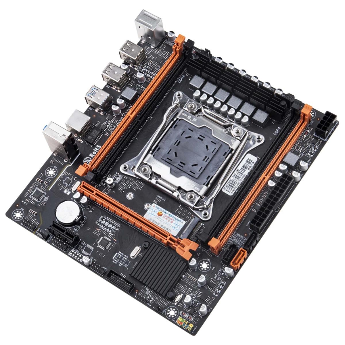 Placa Base Matx X99 Lga 2011 V3 4 X Ranuras Ram Ddr4 Ecc Xeon Nvme Micro-atx - Imagen 2 de 3