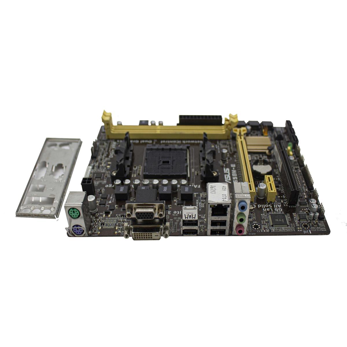 Motherboard Asus A55BM-E AMD FM2 + Micro-Atx Matx 2 X DDR3 DVI VGA Monitor - Picture 2 of 4