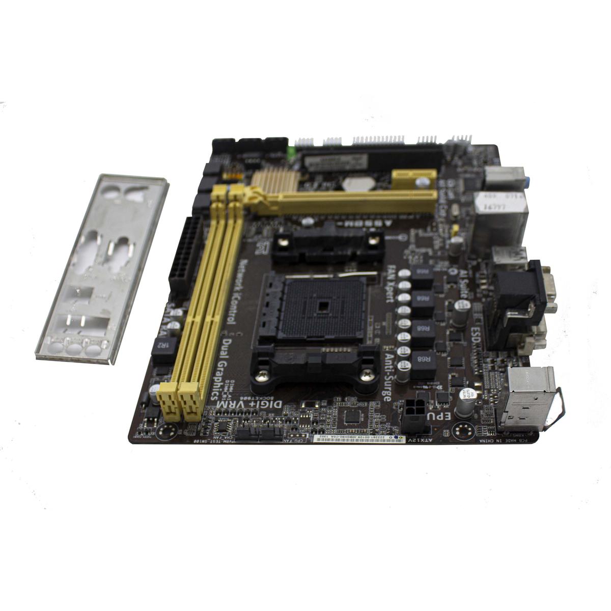 Motherboard Asus A55BM-E AMD FM2 + Micro-Atx Matx 2 X DDR3 DVI VGA Monitor - Picture 3 of 4