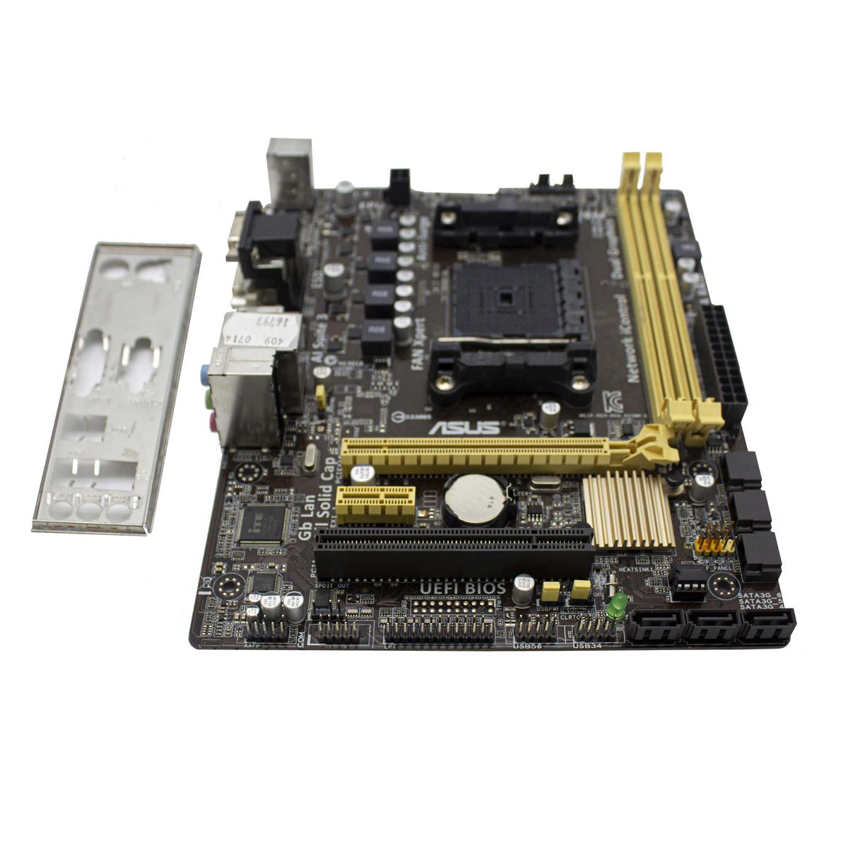 Motherboard Asus A55BM-E AMD FM2 + Micro-Atx Matx 2 X DDR3 DVI VGA Monitor - Picture 4 of 4