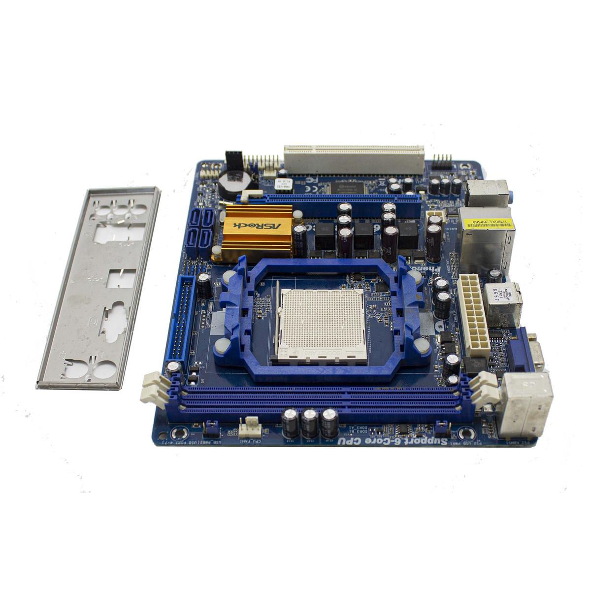 Scheda Madre Asrock N68-vs3 Ucc Amd Am3 Micro-atx Matx 2 X Ddr3 V Ricondizionato - Foto 4 di 4