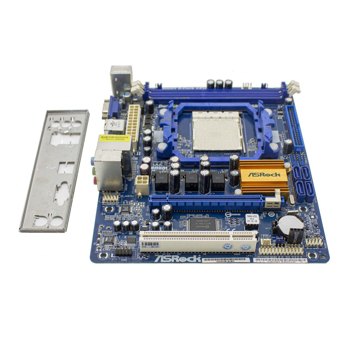 Scheda Madre Asrock N68-vs3 Ucc Amd Am3 Micro-atx Matx 2 X Ddr3 V Ricondizionato - Foto 2 di 4