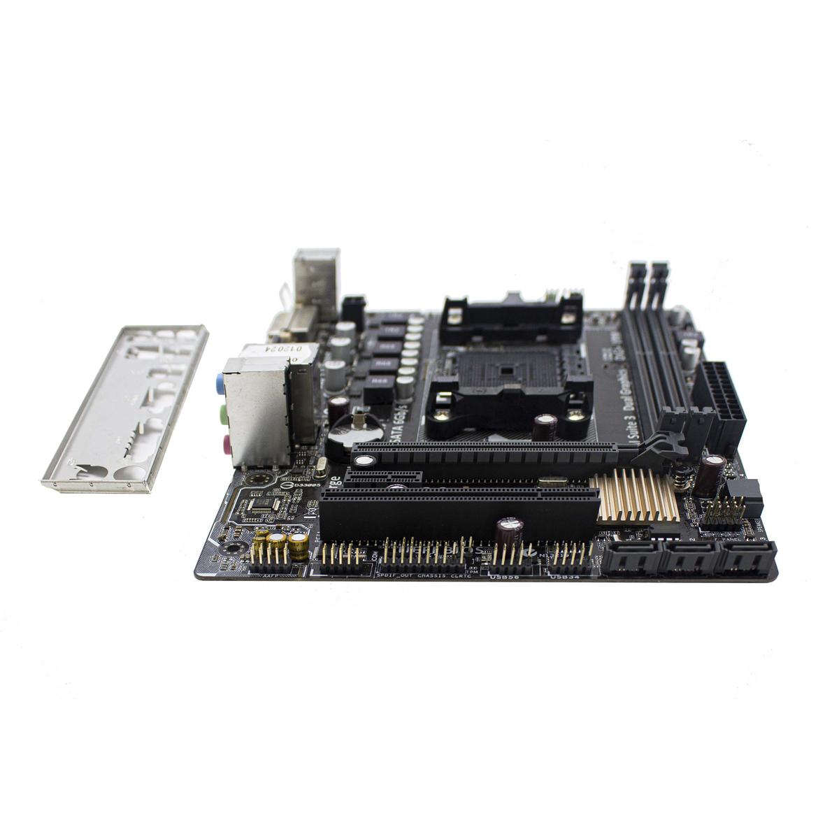 Motherboard Asus A68HM-K AMD FM2 + Micro-Atx Matx 2 X DDR3 VGA DVI - Picture 3 of 4