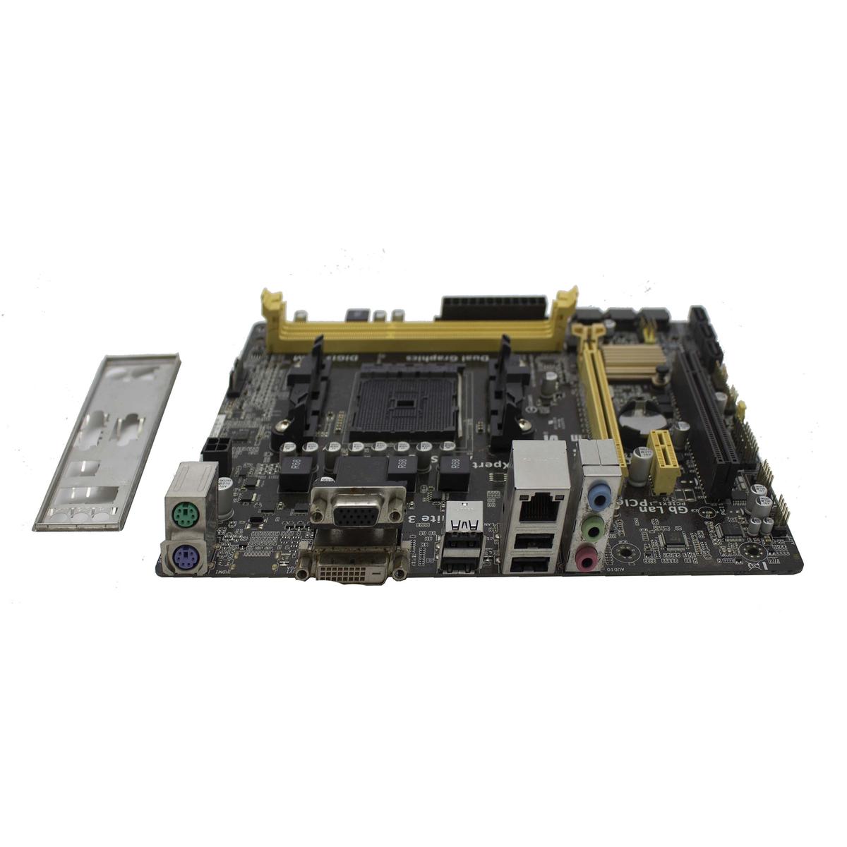 Motherboard Asus A58M-E AMD FM2 + Micro-Atx Matx 2 X DDR3 VGA DVI - Picture 3 of 4