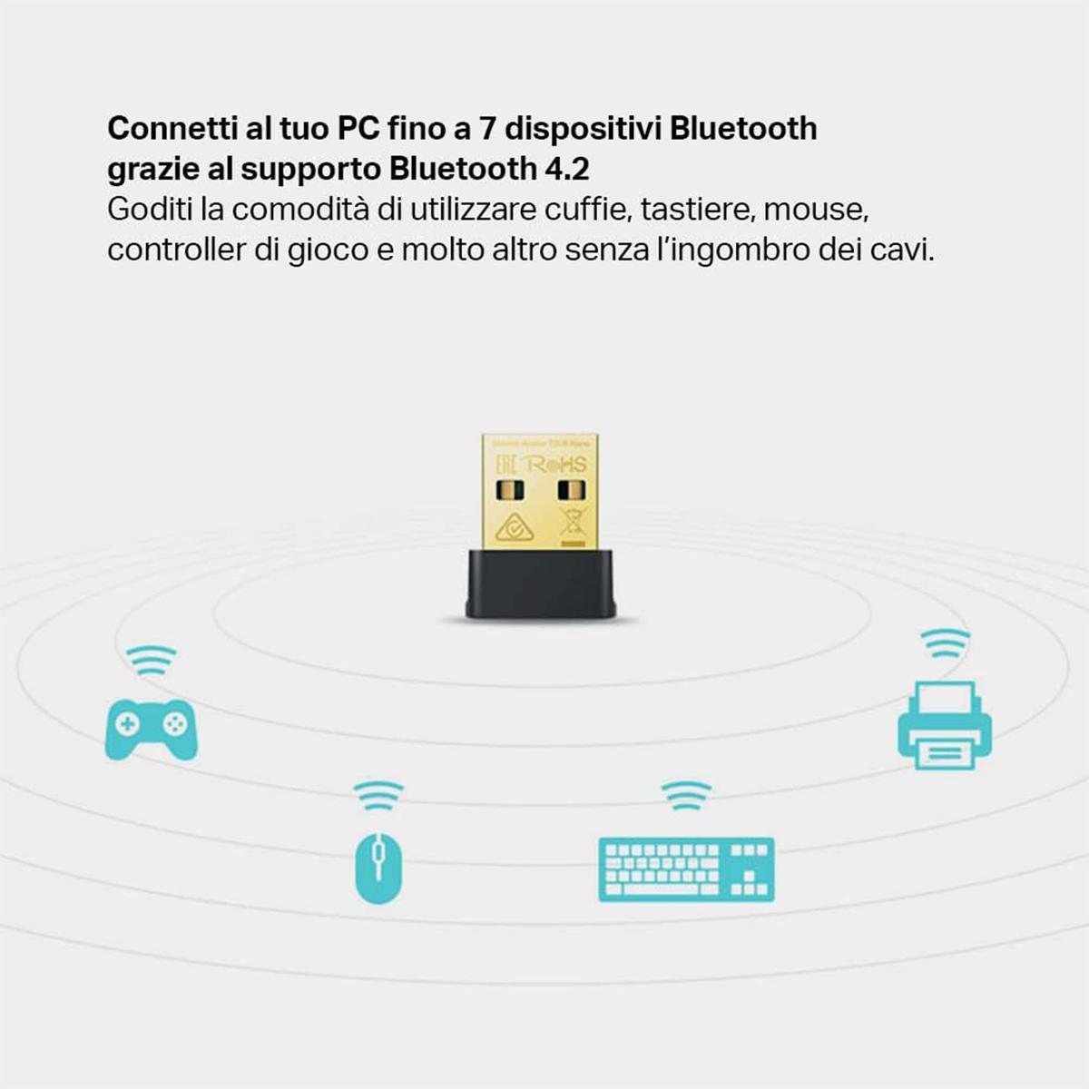 TP-LINK ARCHER T2UB Nano USB WiFi + Bluetooth Wireless Adapter - Picture 3 of 4