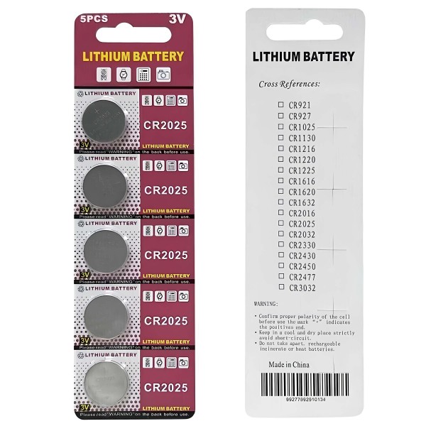 1 X BATTERIA 3V CR2025 CR 2025 A BOTTONE AL LITIO BILANCIA DL2025 PILA