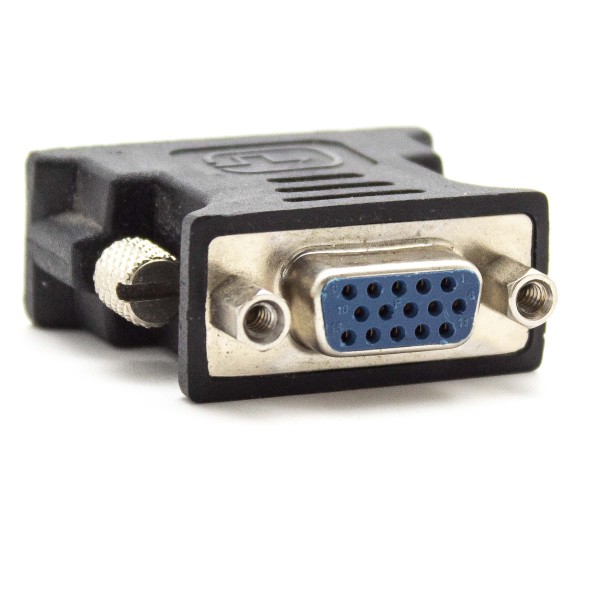 ADATTATORE CONVERTITORE DVI 24+5 PIN TO VGA VIDEO SCHEDA VIDEO MADRE GRAFICA PC