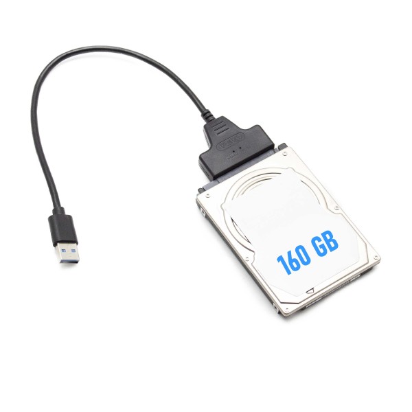 ADATTATORE CONVERTITORE USB 3.0 TO SATA 2,5" HDD HARD DISK SSD DISCO ESTERNO