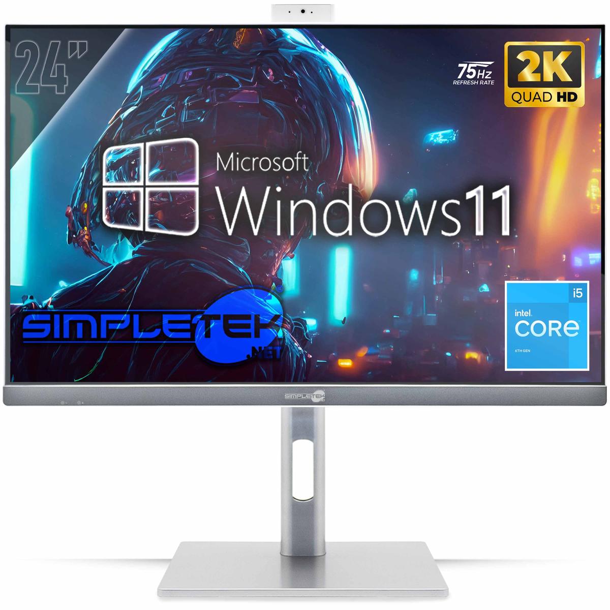 All IN One 24 " 2K 75HZ i5 6° Gen Win 11 RAM 16GB SSD 480GB Gaming