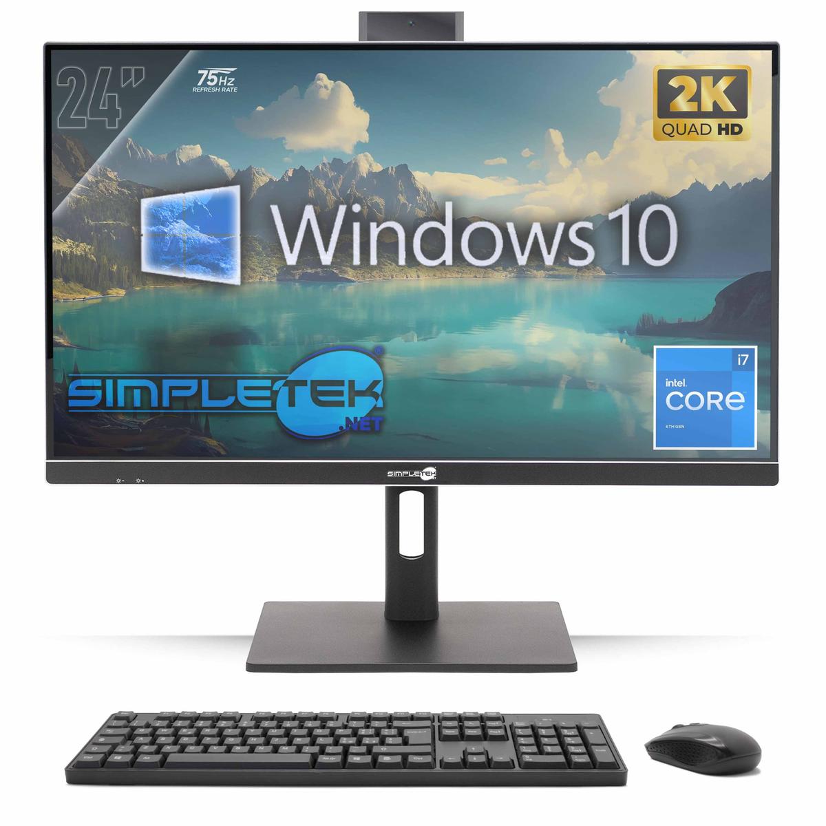 All IN One 24 " 2K 75HZ i7 6° Gen Win 10 RAM 64GB SSD 4TB Gpus GTX1660 6GB - Picture 9 of 9
