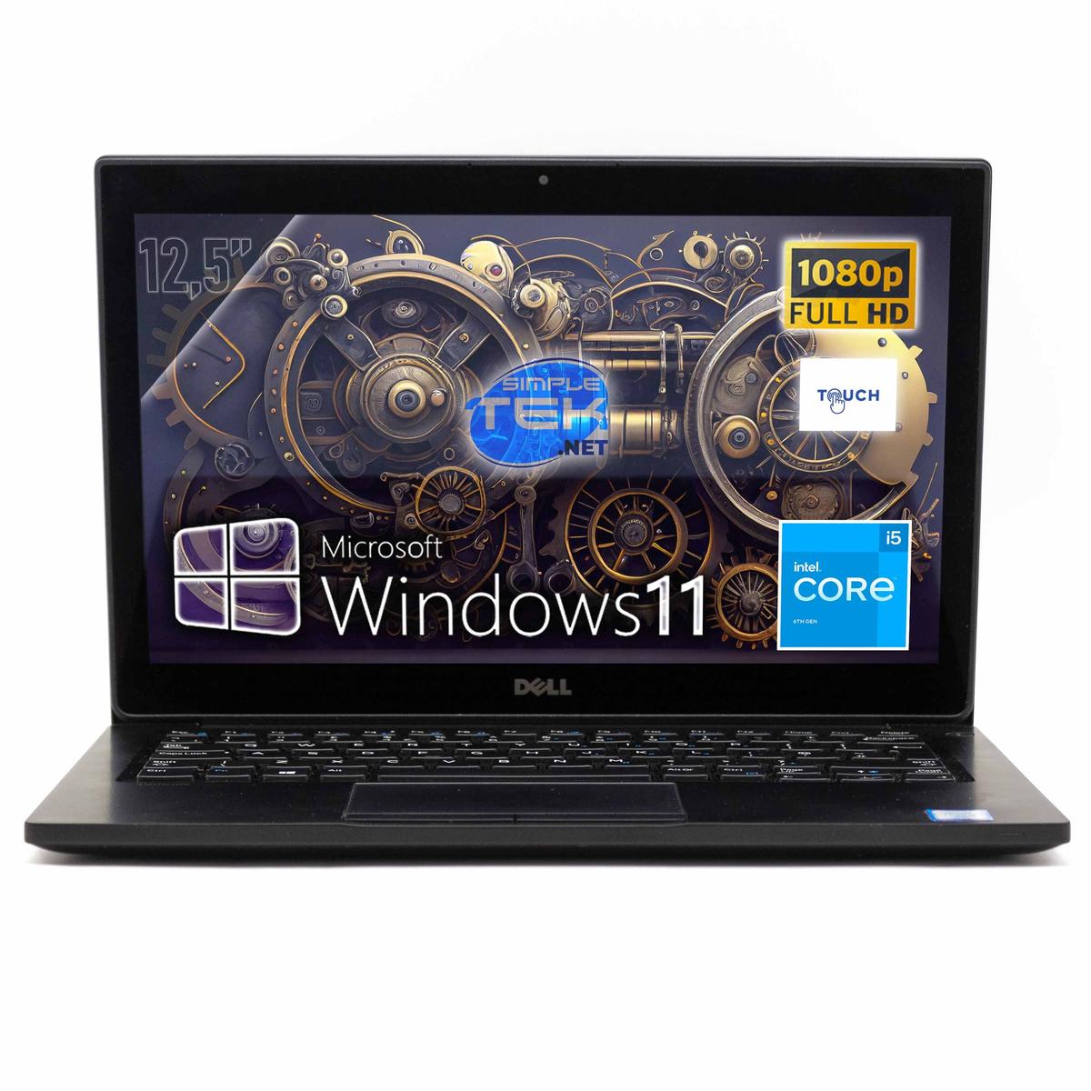 Dell 7280 i5 12,5 " Écran Tactile Windows 11 Pro 8 Go RAM 240 SSD M.2 Notebook