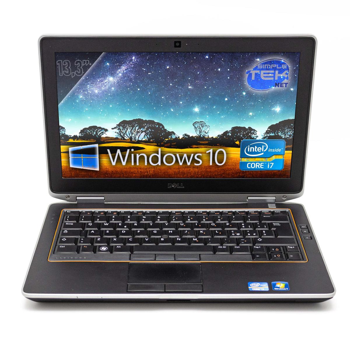 Dell E6320 13" I7 Win 10 Pro 8Gb 240Gb Grabadora De Cd Dvd-Rw Pc Reacondicionado - Picture 1 of 5